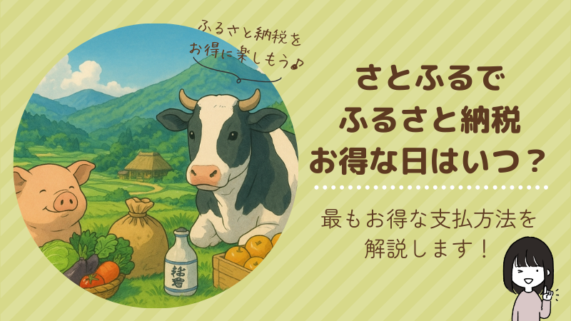 【2025年10月】さとふるで寄付するお得な日はある?最もお得な支払方法はPayPay?Amazonペイ?